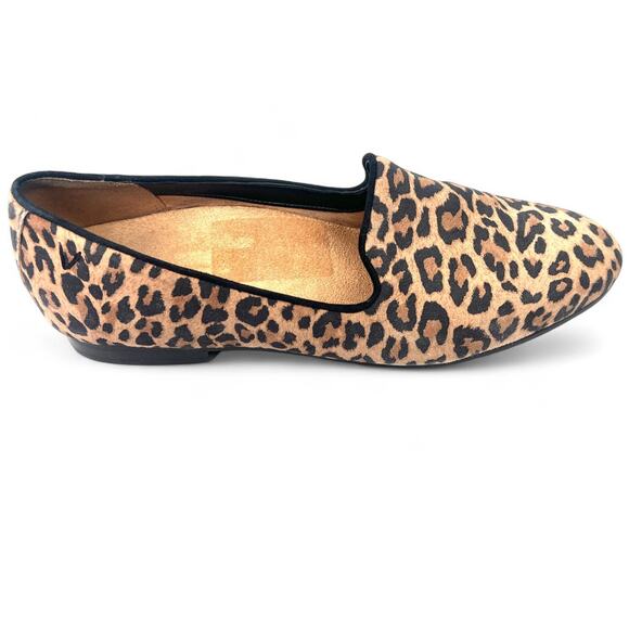 VIONIC 8.5 Willa ll Flats Slip On Ballet Foster Loafer Leopard Comfort Womens - Picture 1 of 6